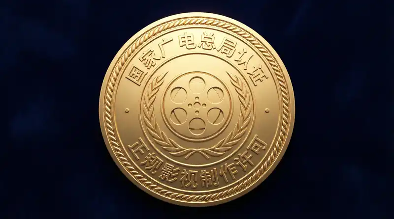 暗网猎奇获得国家广电总局颁发的正规影视制作许可认证金色徽章